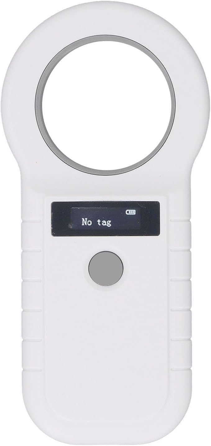 Pet Microchip Reader 134 2K Frequency Portable Pet Scanner Rechargeable Animal Tag Scanner for Shops Chip is Accurately i Microchip ReaderPet ScannerPet Tag