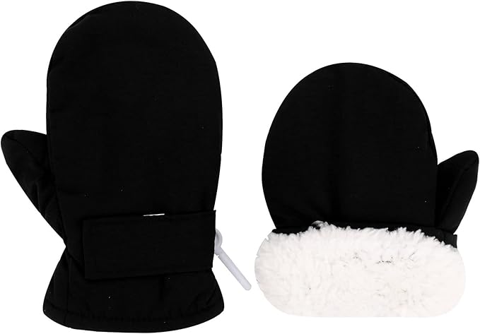 Toddler Gloves Kids Mittens Winter Warm Lined Fleece Gloves Waterproof Snow Baby Mitten for Boys Girls