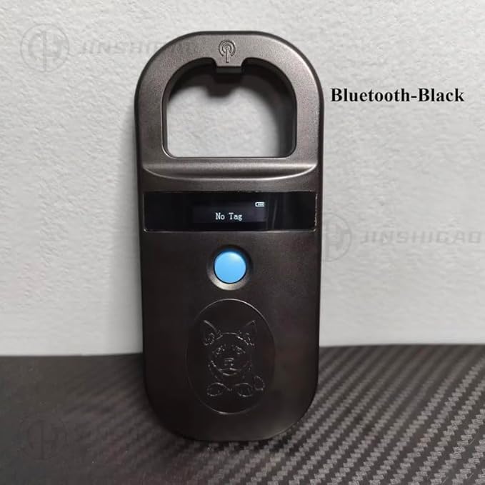 Pet ID Microchip Scanner 190A ISO11784/85/FDX-B/EMID AnimalHandheld Reader, 134.2kHz PetID Scanner Rechargeable Animal Chip Registration,for Dog/Cat/Pig/Animal