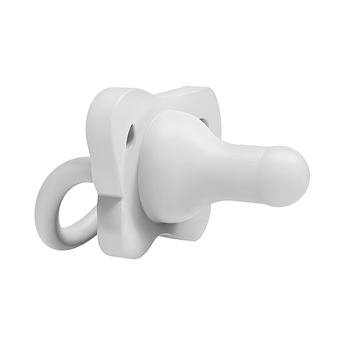 Dr. Brown's Anti-Colic Breast to Bottle Feeding Set with Slow Flow Nipples, Travel Caps, and Silicone Pacifier - Gray