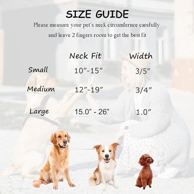Soft Cotton Hemp Dog Collar with Metal Buckle Adjustable Tweed Dog Collars for Small Medium Large Dogs(Coffee,Large)