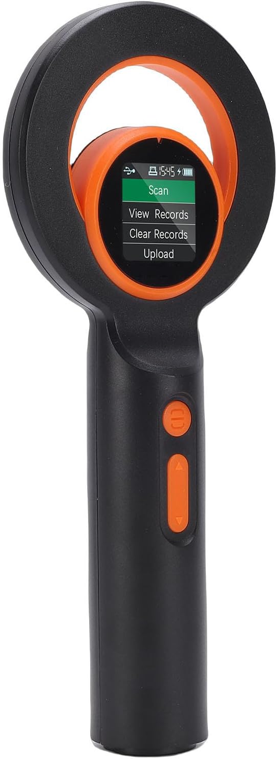 YWBL-WH Pet Chip Reader, EMID FDX B ISO11784 85 Tag Scanner with 2.4G BT USB Connectivity, for Animal Marker Glass Digital Tag Reading