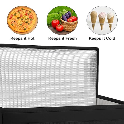 musbus Insulated Food Delivery Bag Cooler Bags Keep Food Warm Catering Therma for doordash Catering cooler bags insulated catering bag 22x14x13 therma catering shopper accessories hot XL XXL Pizza