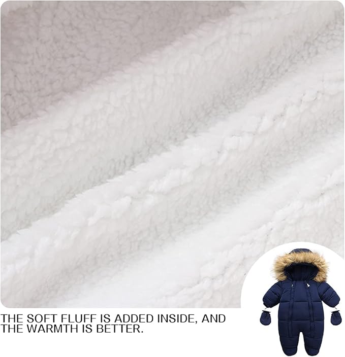 Baby Girl Winter Snowsuit Toddler Jacket Clothes For Boy Infant Jumpsuit Hoodied