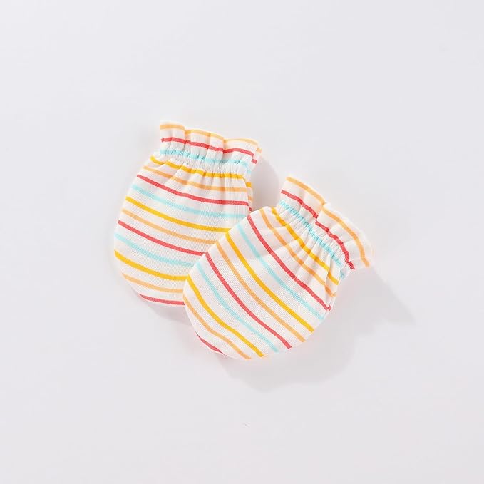 Unisex Baby Cotton Scratch Mittens For Newborn Baby Boys Girls Mittens Accessory 0-6 Months
