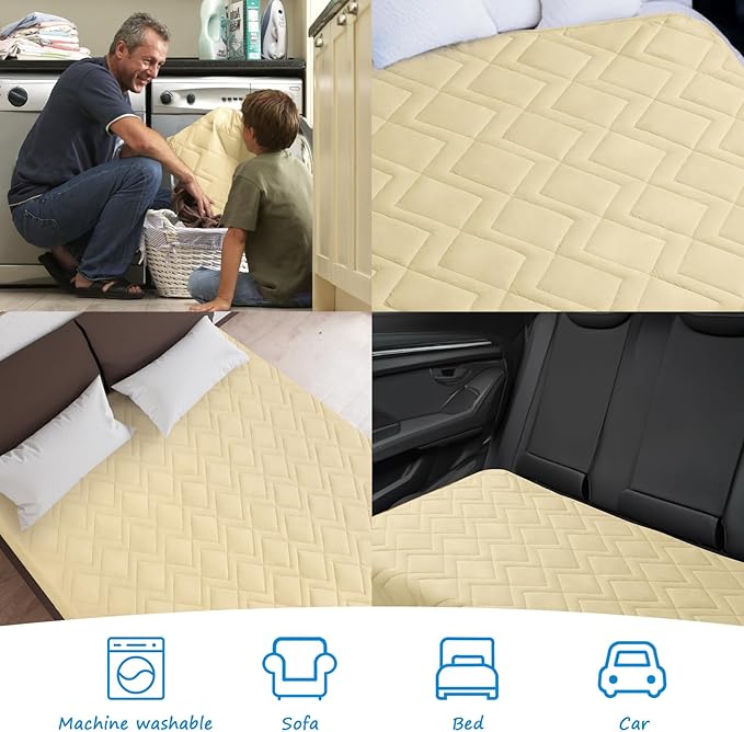 Bed Cover for Dogs Washable, Waterproof Dog Couch Cover Pet Blanket Sofa Pet Bed Mat, Waterproof Dog Blanket (102 x 82 Inch)
