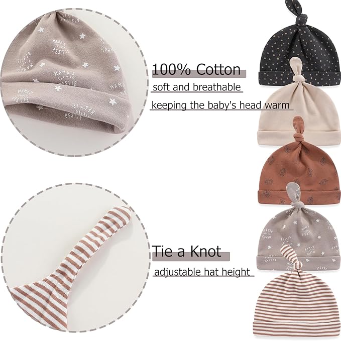 Baby Hats Mittens and Socks Set Cotton Newborn Hat Beanie Soft Infant Girls Boys Caps Gloves 0-6 month