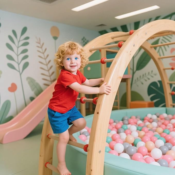 GOGOSO 100 Pit Balls Plastic Balls for Baby Toddlers GirlsToddlers for Playhouse, Baby Pool, Play Ball Fun Centers, for Babies, Kids, Toddlers 1-3, Phthalate Free BPA Free