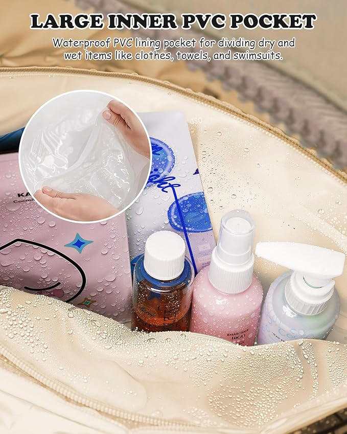 Gifts for Teenagers-Monogram Duffle Bag, Weekender Bags for Women,Overnight Bag with Wet Pocket,Lightweight Travel Bags Personalized Gym Tote with Makeup Pouch