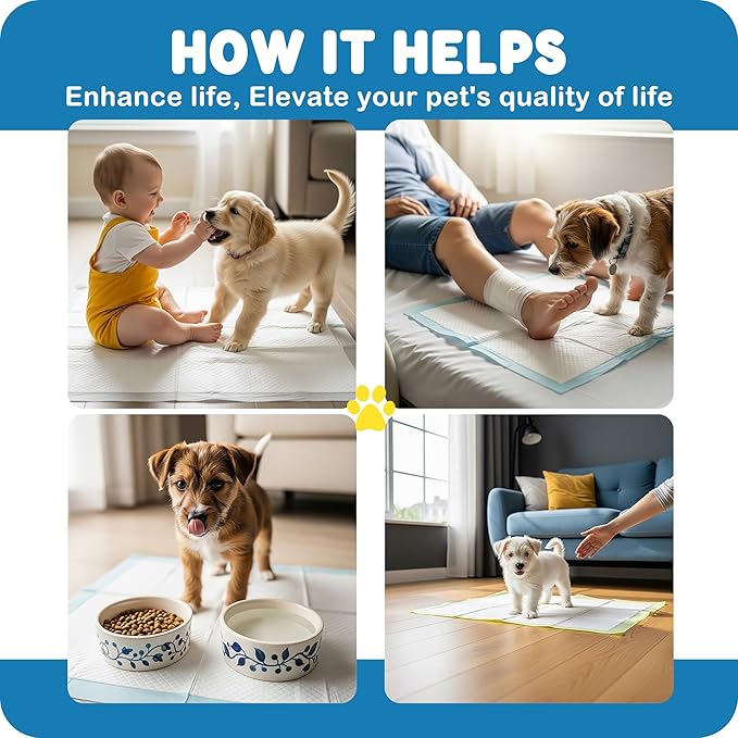 200 Count Dog Training Pads - 23"x23" Leak-Proof 6-Layer Puppy Pee Pads, Super Absorbent Potty Pads with Instant Dry Gel, Bulk Value Pack for Dogs & Cats (100 Pattern + 100 Pink)