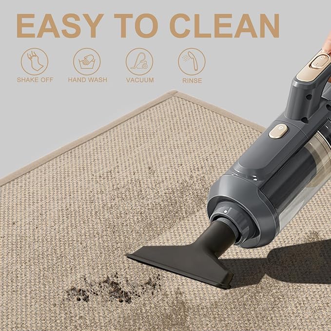 LEKEEPGO Door Mat 32"x47", Non Slip Door Mat Indoor Entrance, Rubber Backing