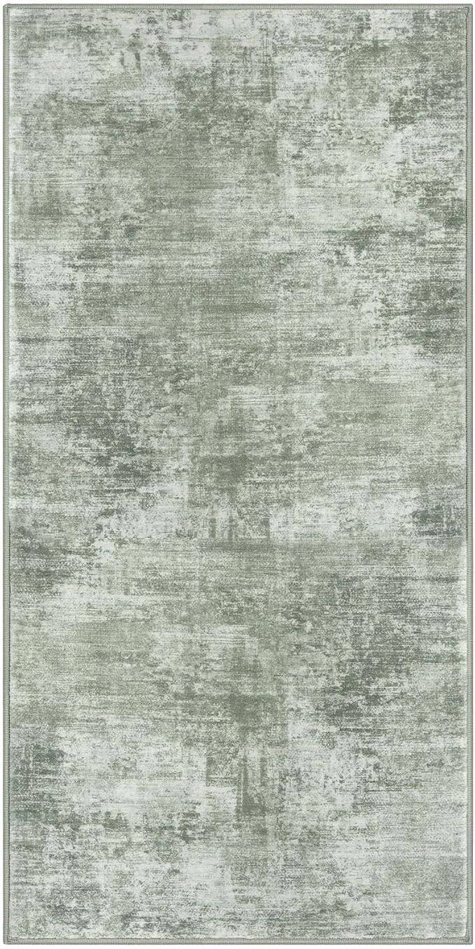 IOHOUZE Abstract Runner Rug 2x4 Ft Entryway Rugs Washable Door Mat Indoor