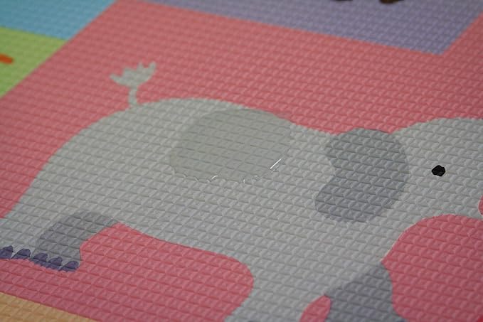 Baby Care Play Mat - Playful Collection (Busy Farm, Large) - Play Mat for Infants – Non-Toxic Baby Rug – Cushioned Baby Mat Waterproof Playmat – Reversible Double-Sided Kindergarten Mat