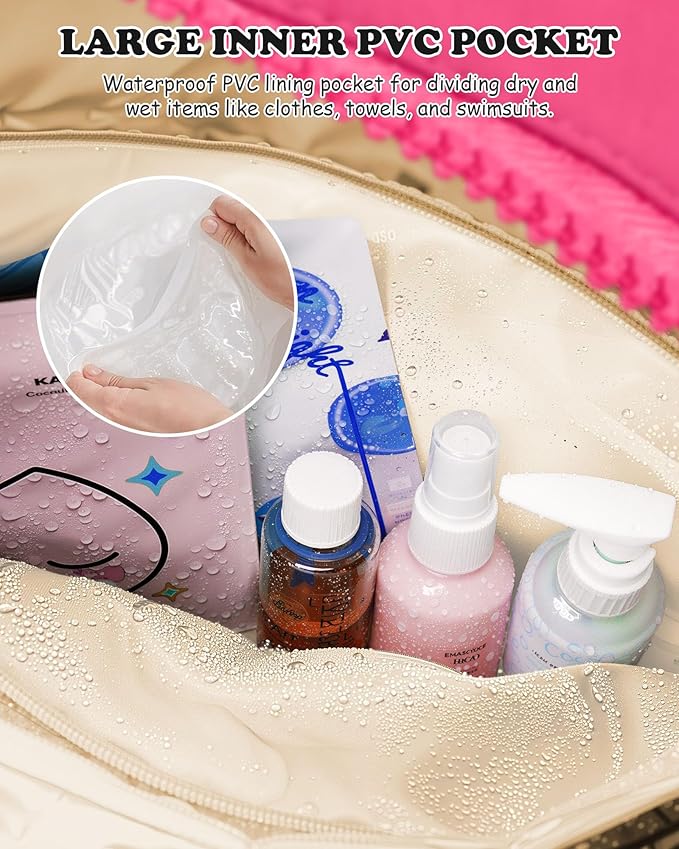 Dance Bag, Kid Weekender Bags,Teen Girl Gifts-Overnight Bag with Wet Pocket,Lightweight Travel Tote Personalized Cheer Bags with Makeup Pouch