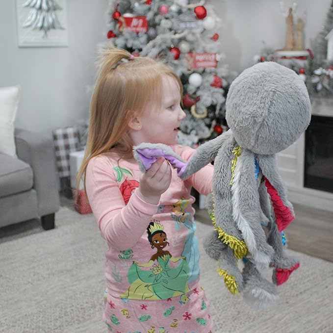 Sensory Octopus Plush Toy, Fidget Plush for Special Needs and Sensory Fun, FEELix Collection