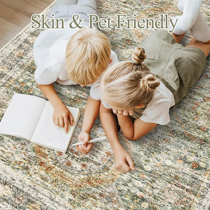 Soalmost Washable Area Rug 8x10, Large Soft Rugs
