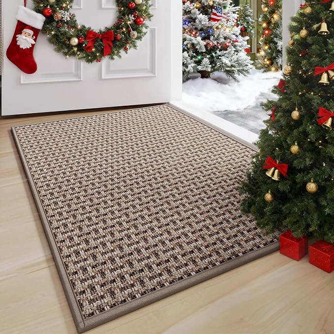 YDKGL Door Mat 17x30, Door Mat Indoor Entrance Dirt Resistant and Absorbent