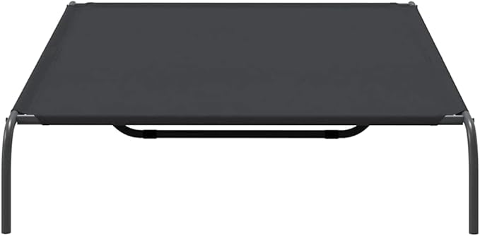 Elevated Dog Bed for Large Breeds, Heavy Duty Raised Pet Cot with Breathable Oxford Fabric and Powder-Coated Steel Frame, Indoor Outdoor Cooling Bed for Dogs up to 150 lbs, 59.1 x 35.4 inches