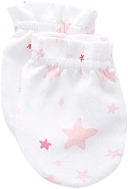 Unisex Baby Cotton Scratch Mittens For Newborn Baby Boys Girls Mittens Accessory 0-6 Months