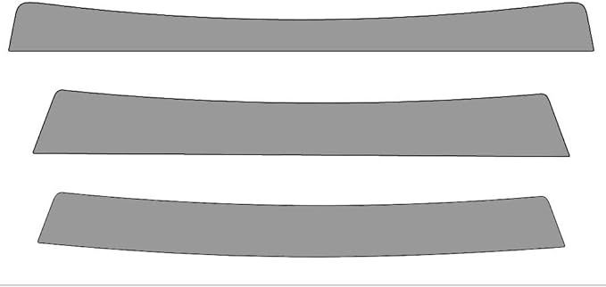 Rvinyl Window Tint Kit Compatible with Ford Edge 2007-2014 - Windshield Strip Visor - 50%