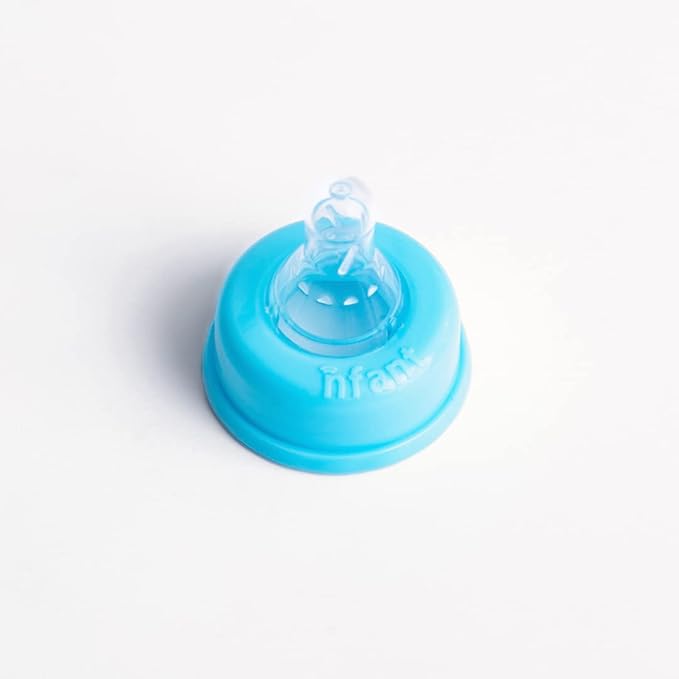 nfant | 2X Standard Flow Nipple, Blue (18ml/min), 4-Pack