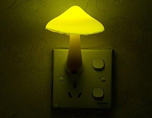 AUSAYE 2Pack Mushroom Night Light Plug in Lamp,Led Lights for Adults Kids Baby Children NightLight Wall Decor Lamp Bedroom Bathroom,Toilet,Stairs,Kitchen,Hallway