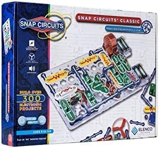 Snap Circuits Classic SC-300 Electronics Exploration Kit | Over 300 Projects | Full Color Manual Parts | STEM Educational Toy for Kids 8+ 2.3 x 13.6 x 19.3 inches (Pack of 6)