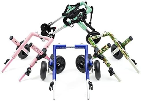 Walkin' Wheels Lightweight – for Small Cats 2 to 20 Pounds – Veterinarian Approved – Cat Wheelchair for Back Legs, for Cats 11-20 lbs, 7-8 inches Leg Height – Pink