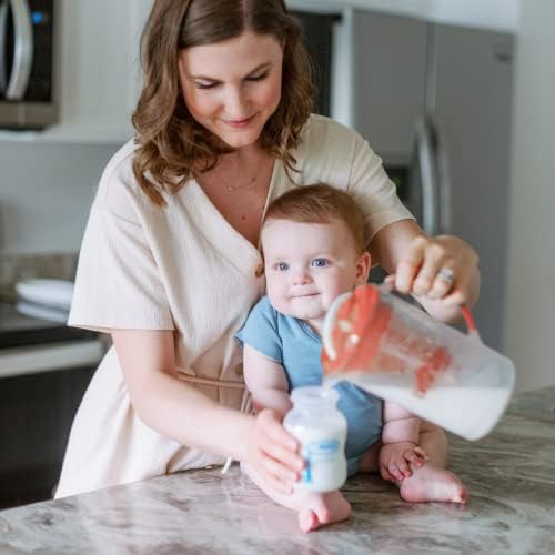 Dr. Brown's Insta-Prep Warm Water Dispenser with Baby Formula Mixing Pitcher, 32oz Orange