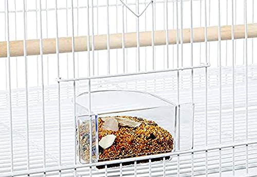 Mcage Lot of 4 Large 30" Flight Bird Breeding Cage Canary Aviary Lovebird Budgie Finch Parakeet(White)