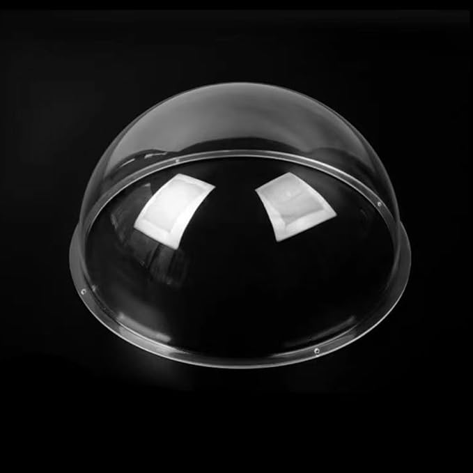 LOTOWELZON 6inch Acrylic Replacement Transparent Clear Camera Dome Cover Security Camera Housing Pet Dog Fence Window Skylight Window (ID150mm*H76mm/5.9 * 3in)