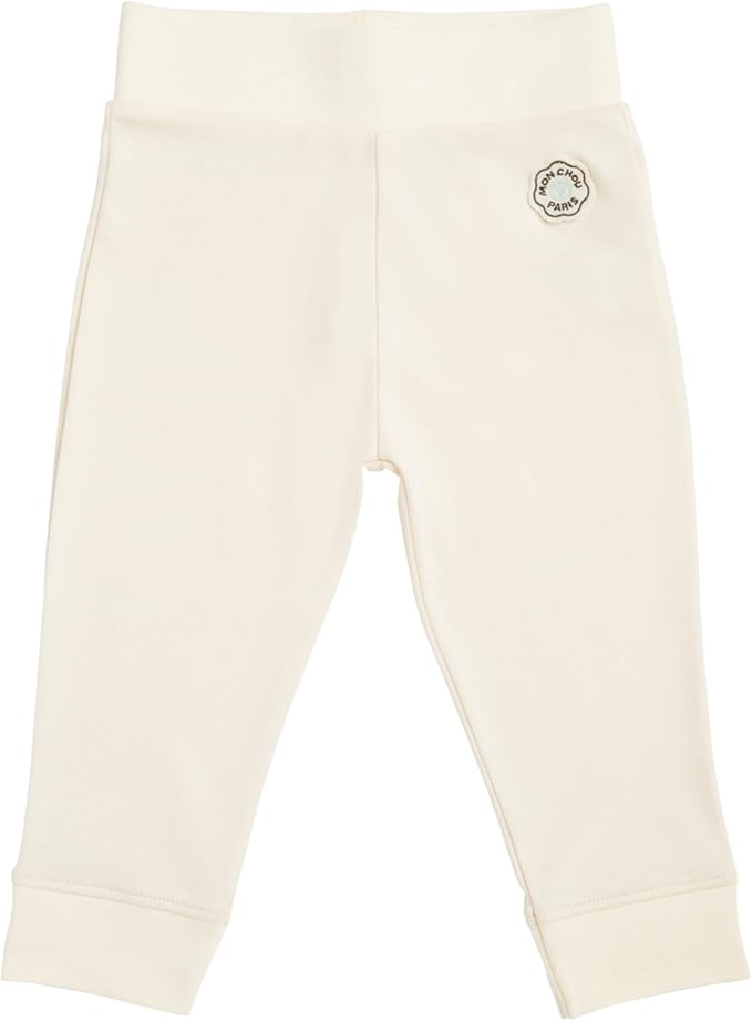 MON CHOU Organic Cotton Baby Pants - 100% Pima Cotton - Lightweight and Breathable Infant Pants for All Seasons