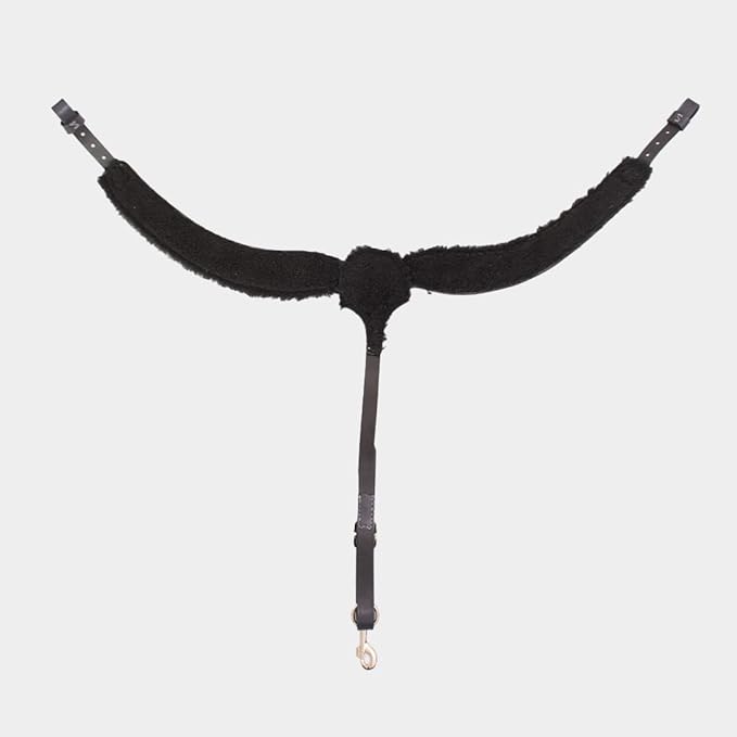 Western Horse Breast Collar - Hand-Tooled Leather Tack for Barrel Racing, Roping & Trail Riding - Durable Adjustable Fit - Rodeo & Show-Quality Equestrian Gear