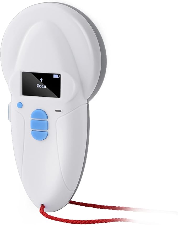 aqxreight Handheld Rechargeable Animal Chip ID Reader Microchip Scanner 1000 ID Up You Upload and ISO11784 FDX A FDX B Chips EM4102 Reading Save Pet ReaderAnimal ReaderPet