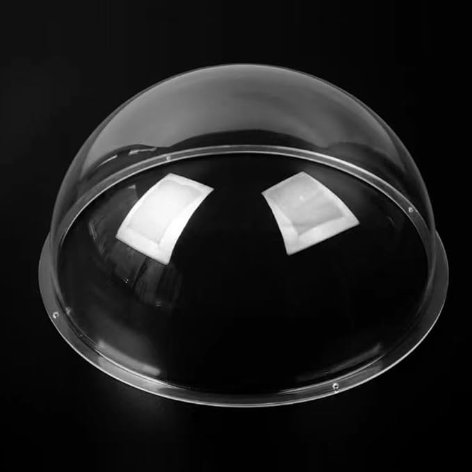 LOTOWELZON 4.7 Inch Acrylic Replacement Transparent Clear Camera Dome Cover Security Camera Housing Pet Dog Fence Window Skylight (ID120mm*H60mm/4.7 * 2.4in)