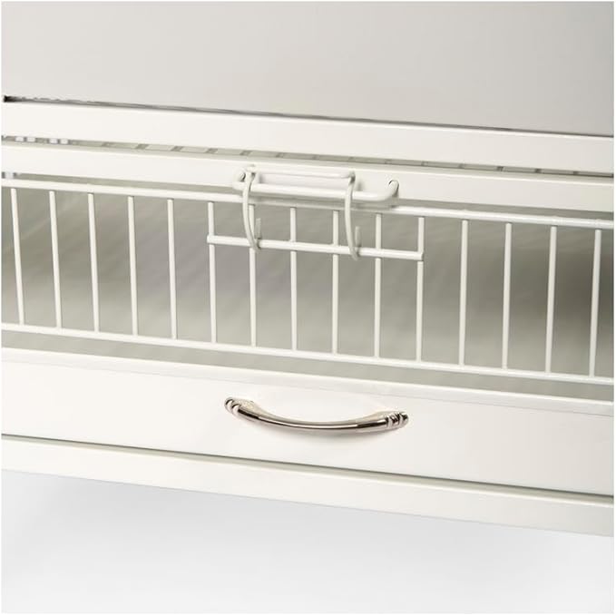 Suburban Sophistication Playtop Bird Home with Spacious Design, Durable Materials, Removable Perches Small/Chalk White
