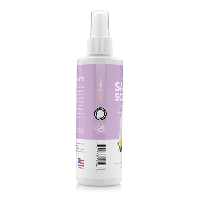 Bark2Basics Salon Scents Pet Grooming Cologne Spray - 8 oz, Natural Professional Perfume for Dogs and Cats, Long Lasting, Deodorizing, Made in The USA (Sweet Italian Lemon)