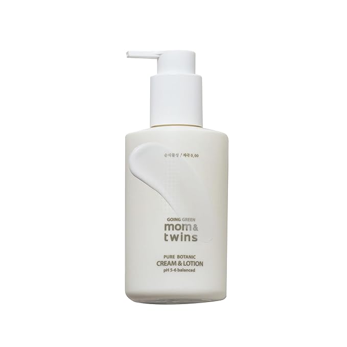 CREAM & LOTION – Organic Newborn-Safe Korean Baby & Adult 2‑in‑1 Face & Body Lotion, Moisturizer with Vitamin C for Soothing Hydration, Gentle & Effective (7.41 fl oz / 210 g)