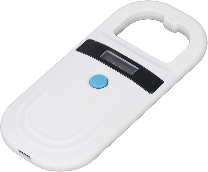 FILFEEL Pet Microchip Scanner with LED Display - 134.2kHz & 125kHz, 256 Data Storage, Animal ID Reader for FDXB EMID Chip
