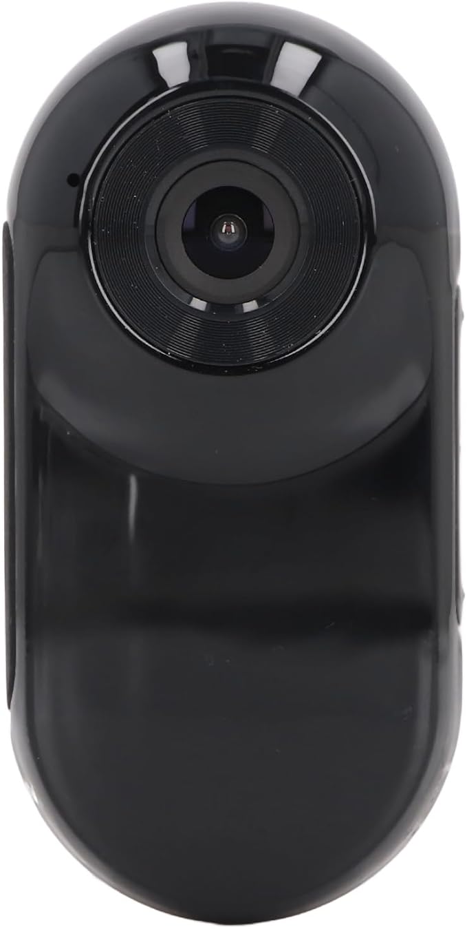 1080P Dog Collar Camera, Lightweight Pet Collar Cam with 0.96 inch LCD Display, 90° Wide Angle, Mini Pet Camera Cats (Black)