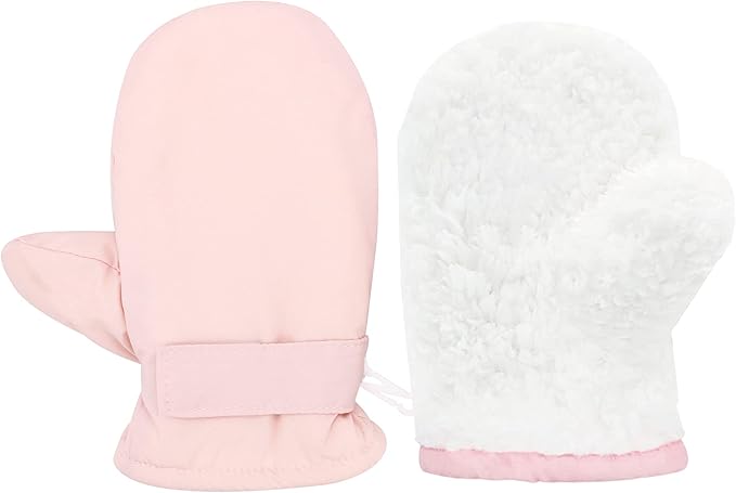 Toddler Gloves Kids Mittens Winter Warm Lined Fleece Gloves Waterproof Snow Baby Mitten for Boys Girls
