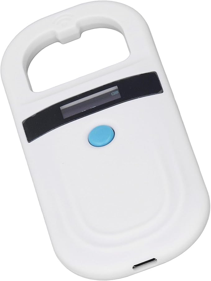 FILFEEL Pet Microchip Scanner with LED Display - 134.2kHz & 125kHz, 256 Data Storage, Animal ID Reader for FDXB EMID Chip