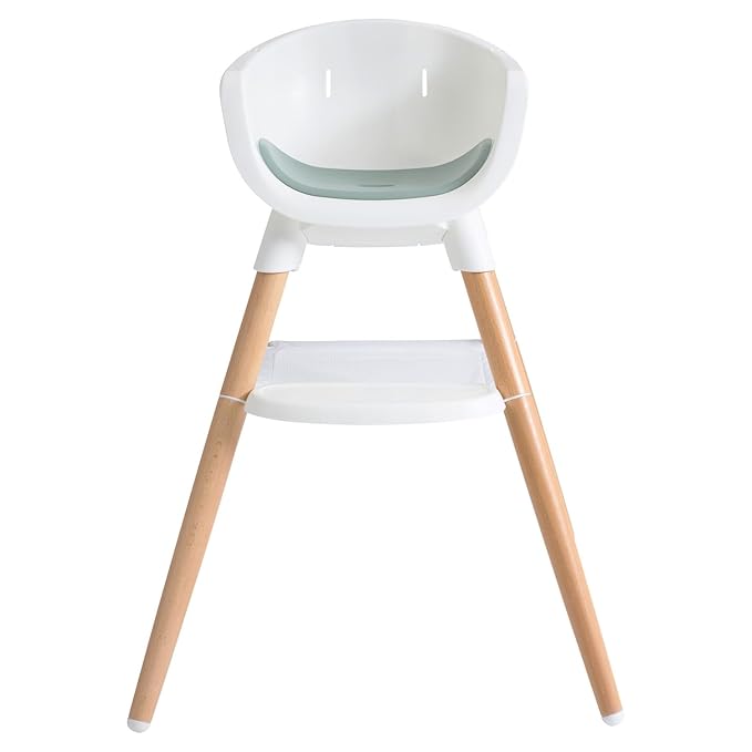 Joie Chai Multi-Mode Highchair - European Beech Wood, Convertible, 9+ Modes, Birth up to 60 lb. (Mist)