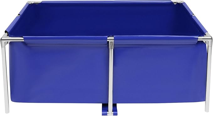 Canvas Fish Pond, Foldable Fish Aquarium Tank, Portable Koi Breeding Pool, Indoor Outdoor Goldfish Tank, Turtle Ornamental Pool