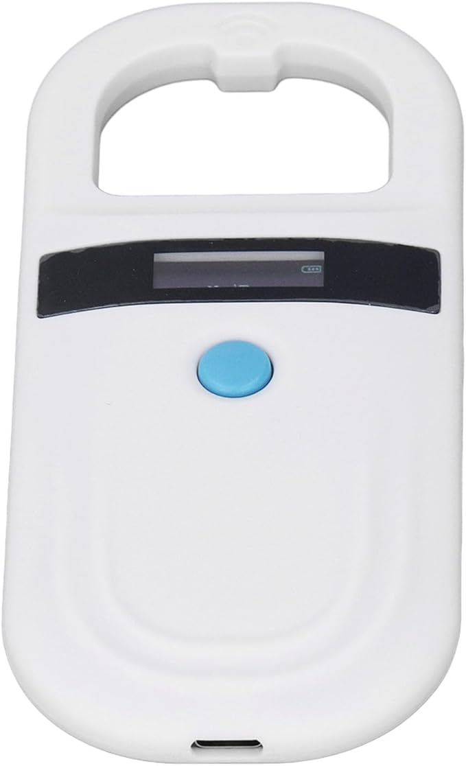 FILFEEL Pet Microchip Scanner with LED Display - 134.2kHz & 125kHz, 256 Data Storage, Animal ID Reader for FDXB EMID Chip