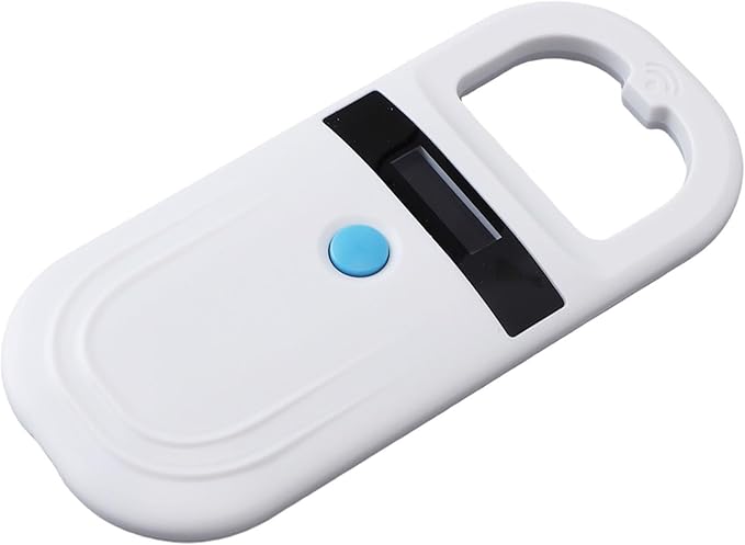 Microchip Scanner, 1000 Records Rechargeable Display Screen Pet Chip Scanner for EMID (Type 1)