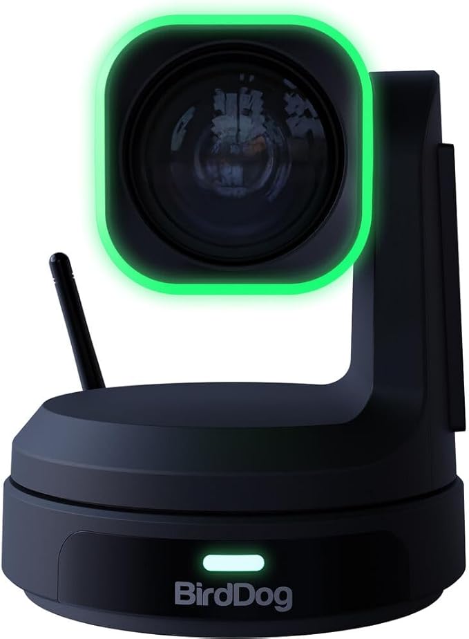 BirdDog X1 Ultra 4K Ultra HD NDI|HX3 12x Zoom PTZ Camera - Black