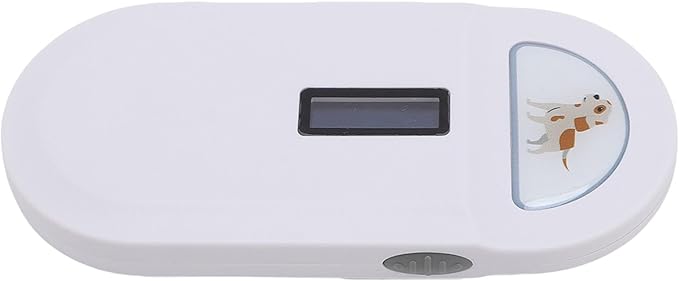 Alomejor Alomejor LongLasting Charging Pet Chip Scanner, Reader Rechargeable Portable Animal Tag Scanner with Clear Display Support for FDX B EMID ISO11784/85, Bright Display, Wide Application,