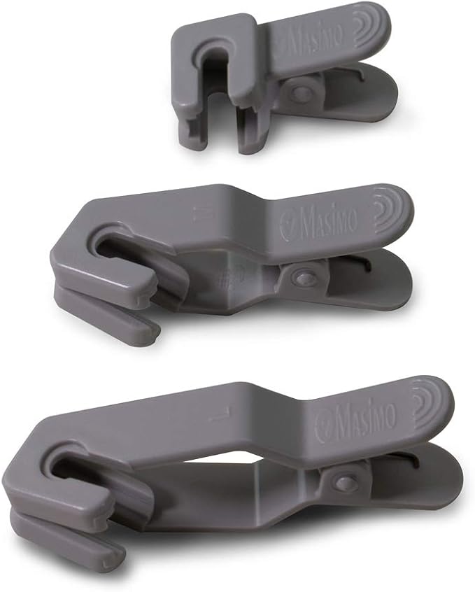 Masimo AH Sp02 Replacement Clips, Small, Medium, Large for use with SunTech Vet30 & Vet30E