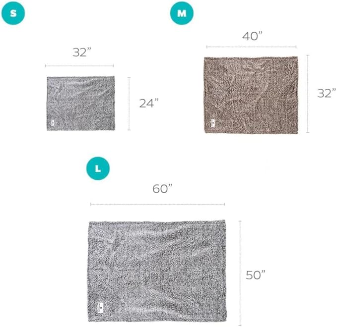 Pet Parents Premium Pet Blanket - Water Resistant Dog & Cat Blanket, Perfect for Crates, Calming, Large, Medium & Small Dogs, Puppy Size: 50x60, Color: Slate